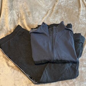 Men’s 2XL Calvin Klein tracksuit jogger set Grey